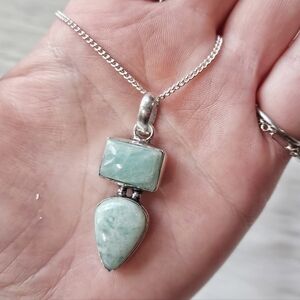 925 Aquamarine Necklace